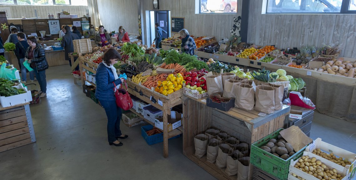 Le marché de Sandrine est ouvert tous les mardis et vendredis, de 15 h à 19 h.
Malgré l’importance grandissante des tâches commerciales et administratives, Sandrine Pingeon passe encore plusieurs heures par semaine et chaque week-end dans son jardi
